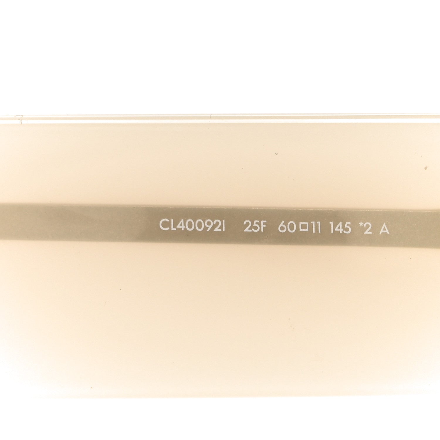 Celine Acetate Flat Top Rectangular Sunglasses CL40092I Transparent White 6 of 7