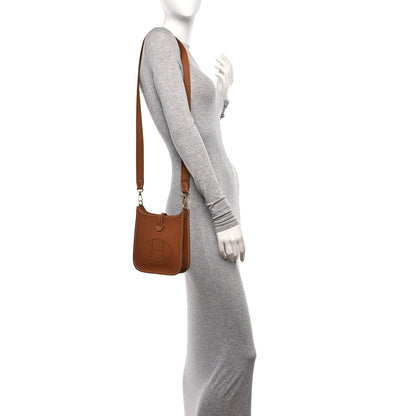 Hermes Taurillon Clemence Evelyne TPM Gold 2 of 11