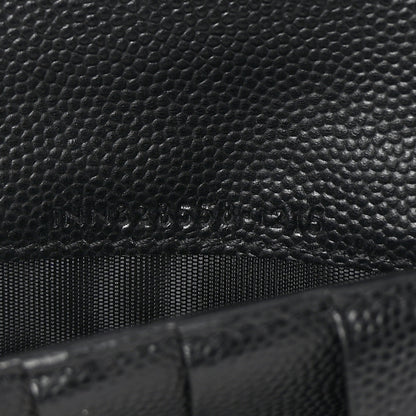 Saint Laurent Grain De Poudre Zip Around Travel Wallet Black 6 of 8