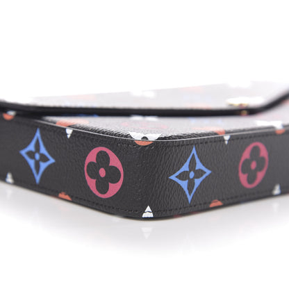 Louis Vuitton Game On Felicie Chain Wallet Black 6 of 9