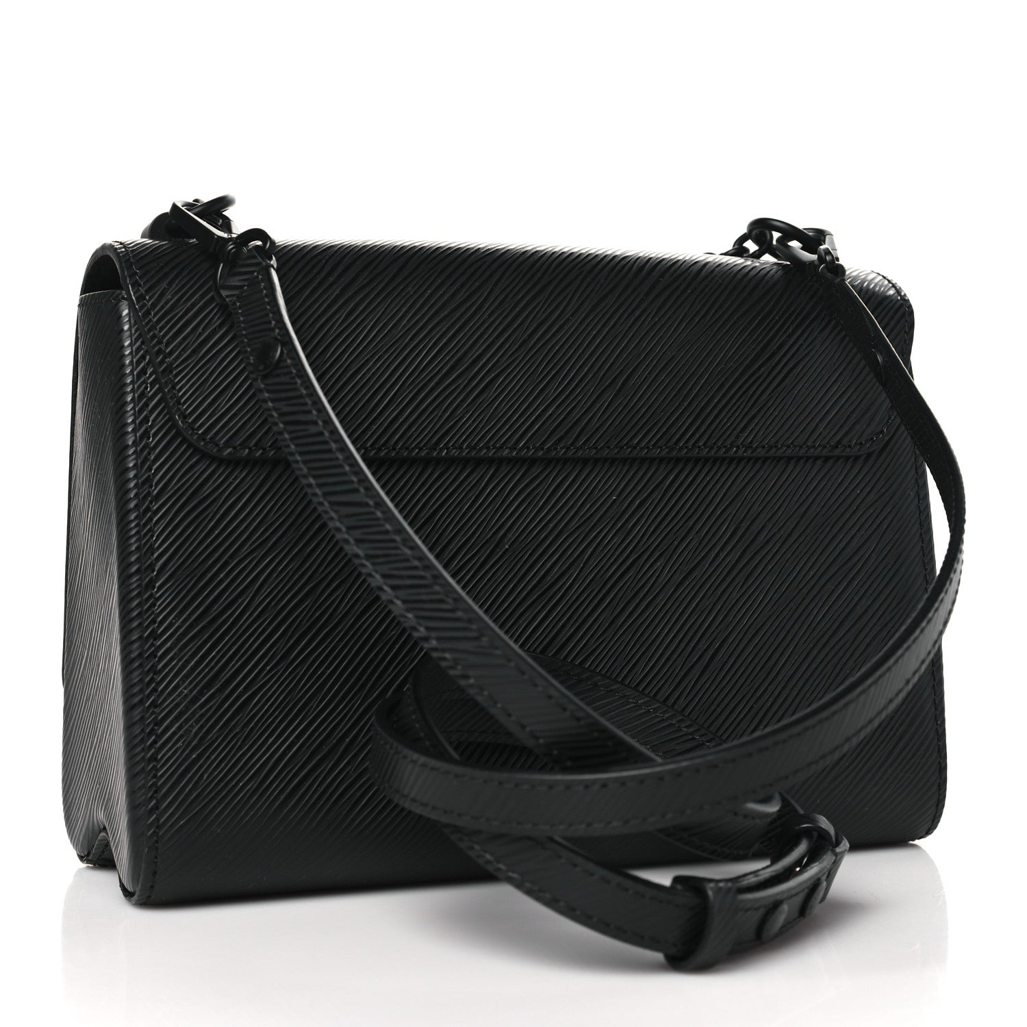 Louis Vuitton Epi Twist Shoulder Bag MM Matte Black 4 of 10