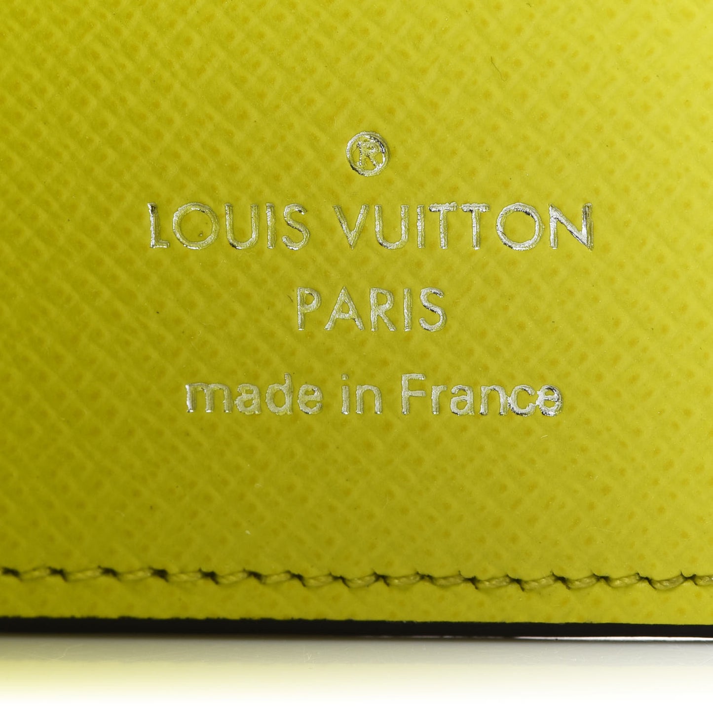Monogram Taiga Pocket Organizer Yellow