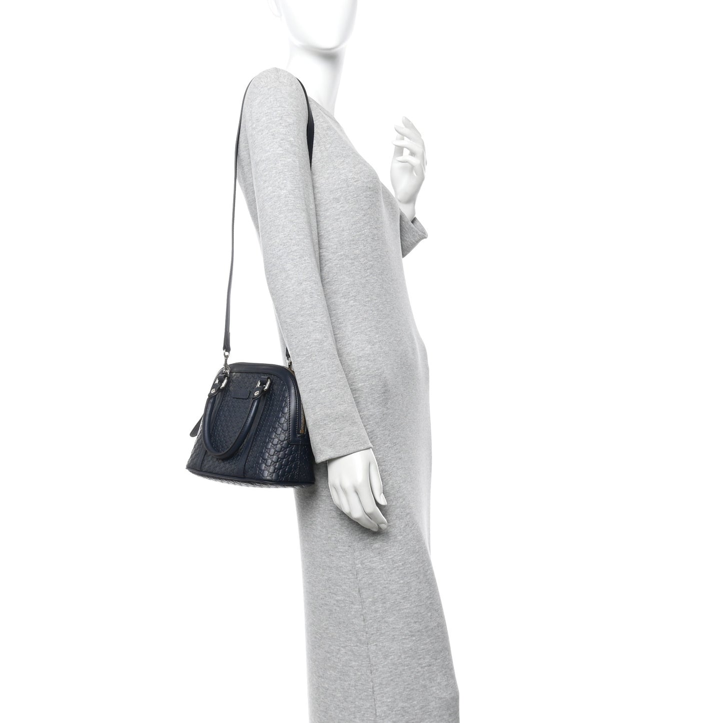 Microguccissima Mini Dome Bag Blue