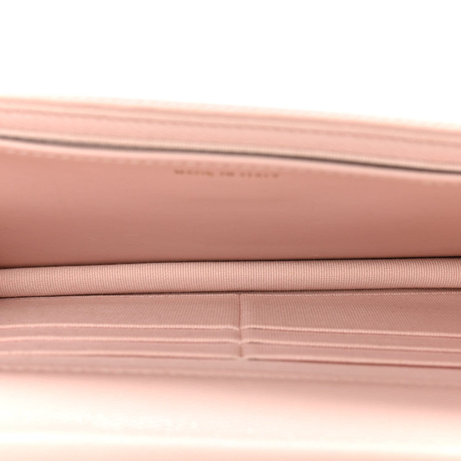 Chanel Caviar Quilted Crystal Enamel CC Wallet On Chain WOC Light Pink 5 of 15
