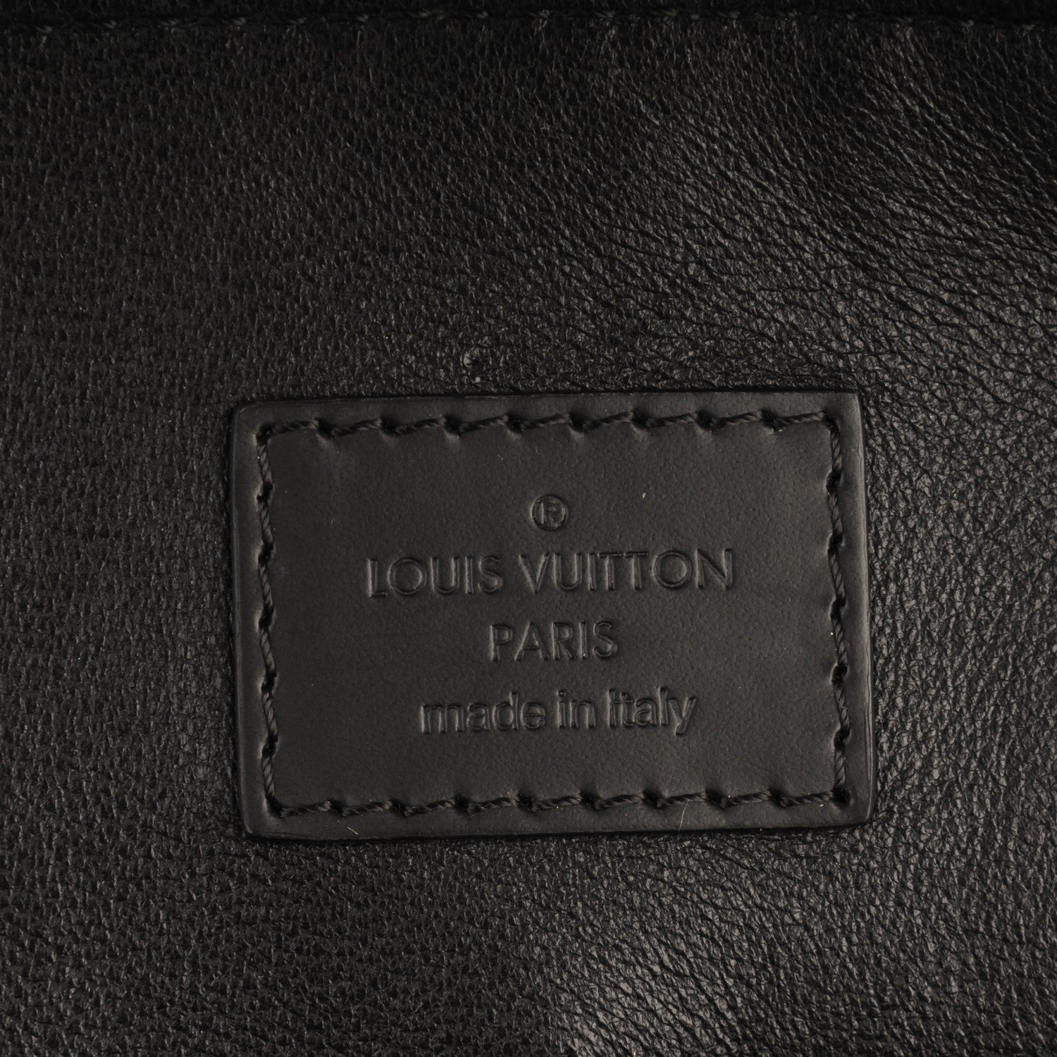 Louis Vuitton Lambskin Malletage Alma PM Black 6 of 6