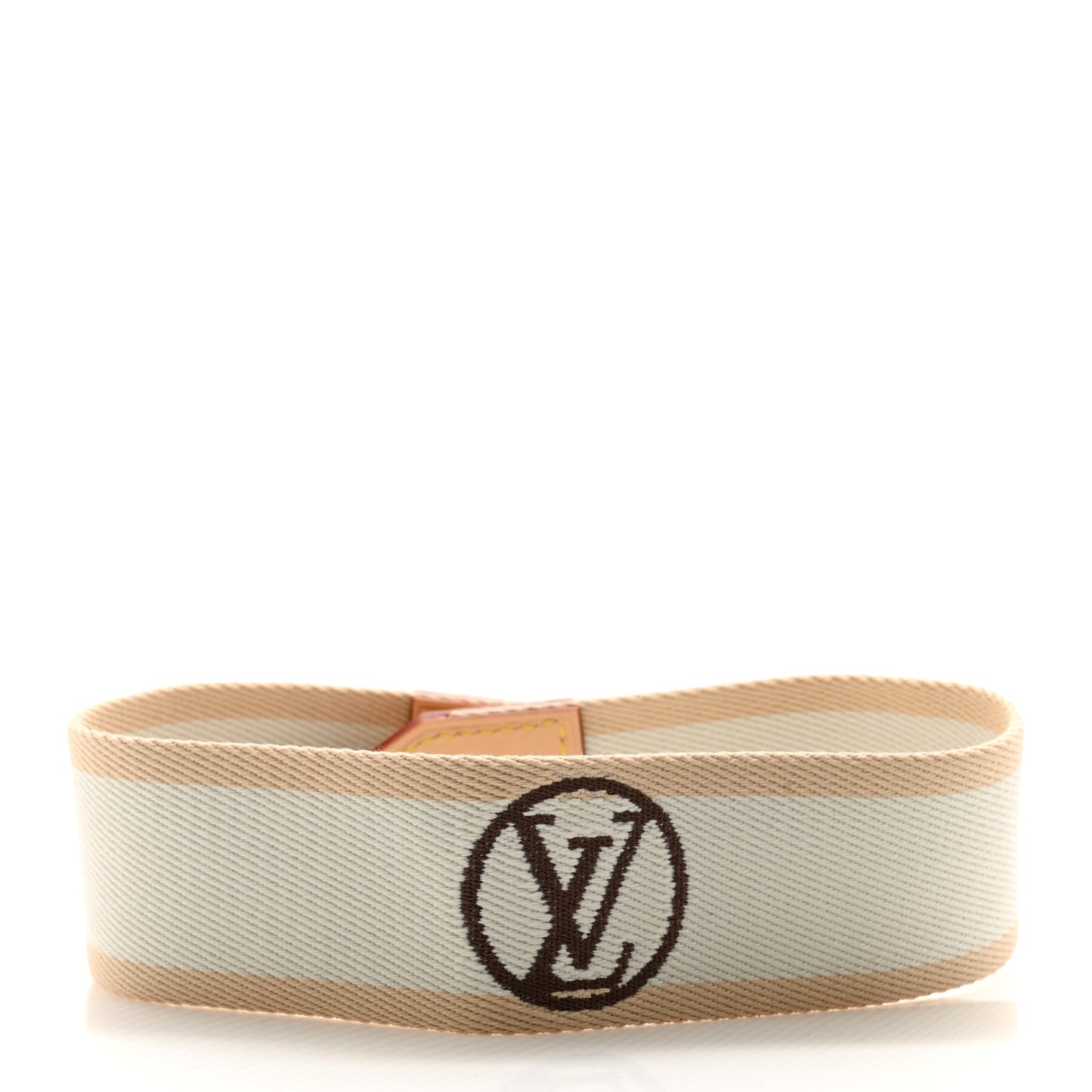 Monogram Vibe LV Shoulder Strap Beige White