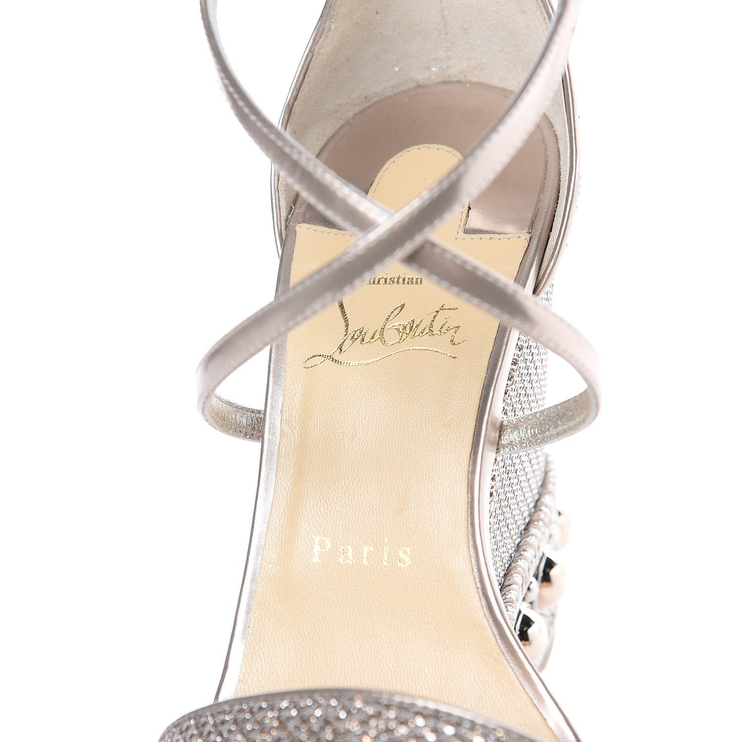Lurex Chocazeppa 120 Platform Wedge Sandals 38 Colombe