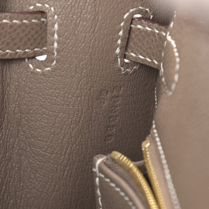 Hermes Epsom Kelly Sellier 25 Etoupe 7 of 11