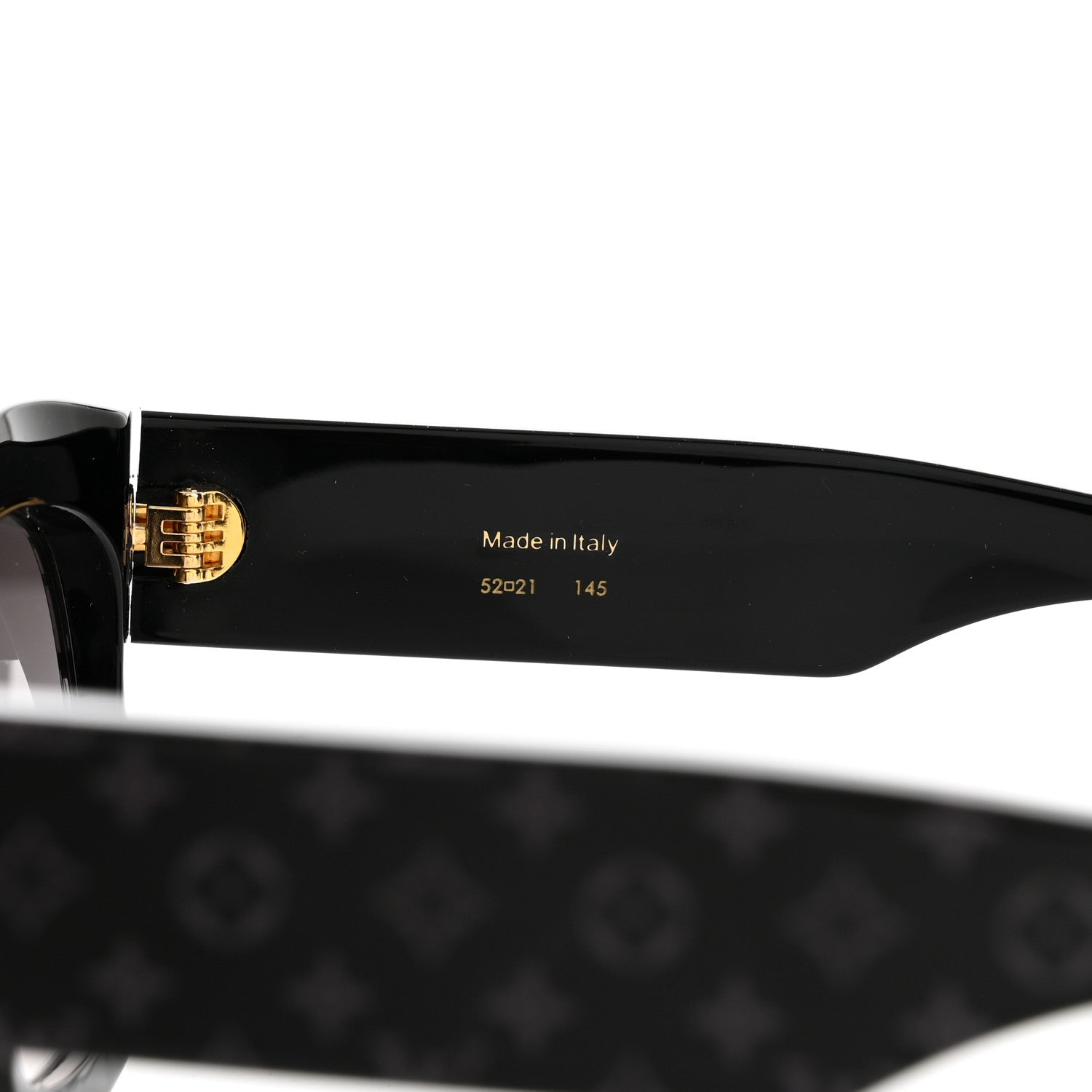 Louis Vuitton Acetate Blade Sunglasses Z1616W Black 6 of 8