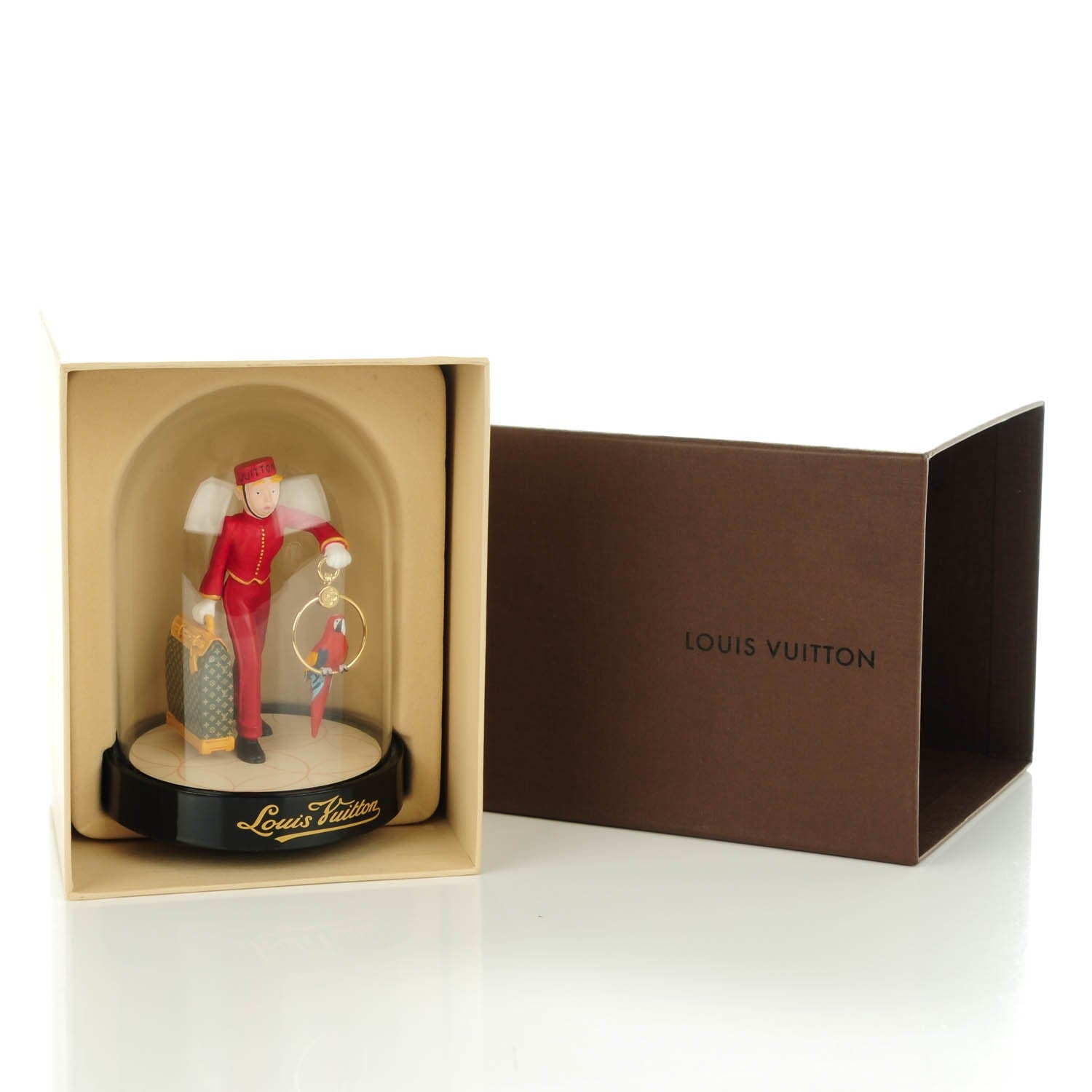 Louis Vuitton Glass Porter Bell Boy Snow Globe Boule 5 of 5