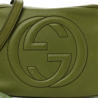 Gucci Pebbled Calfskin Small Soho Disco Bag Green 9 of 17