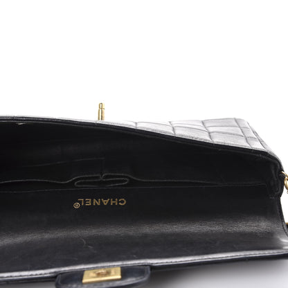 Chanel Lambskin East West Chocolate Bar Flap Black 5 of 12