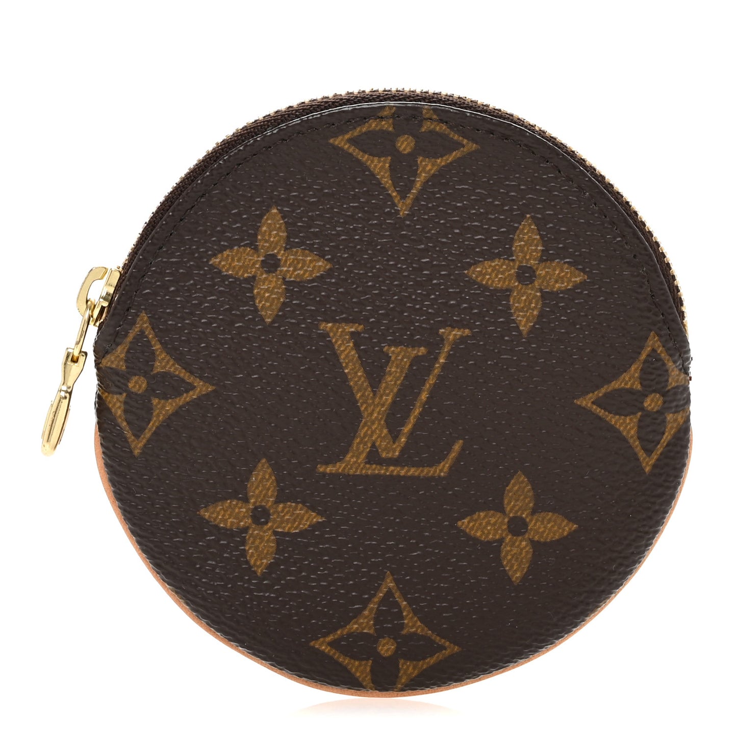 Monogram Round Coin Purse
