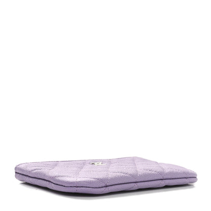 Chanel Caviar Quilted Small Cosmetic Case Light Purple 4 of 8