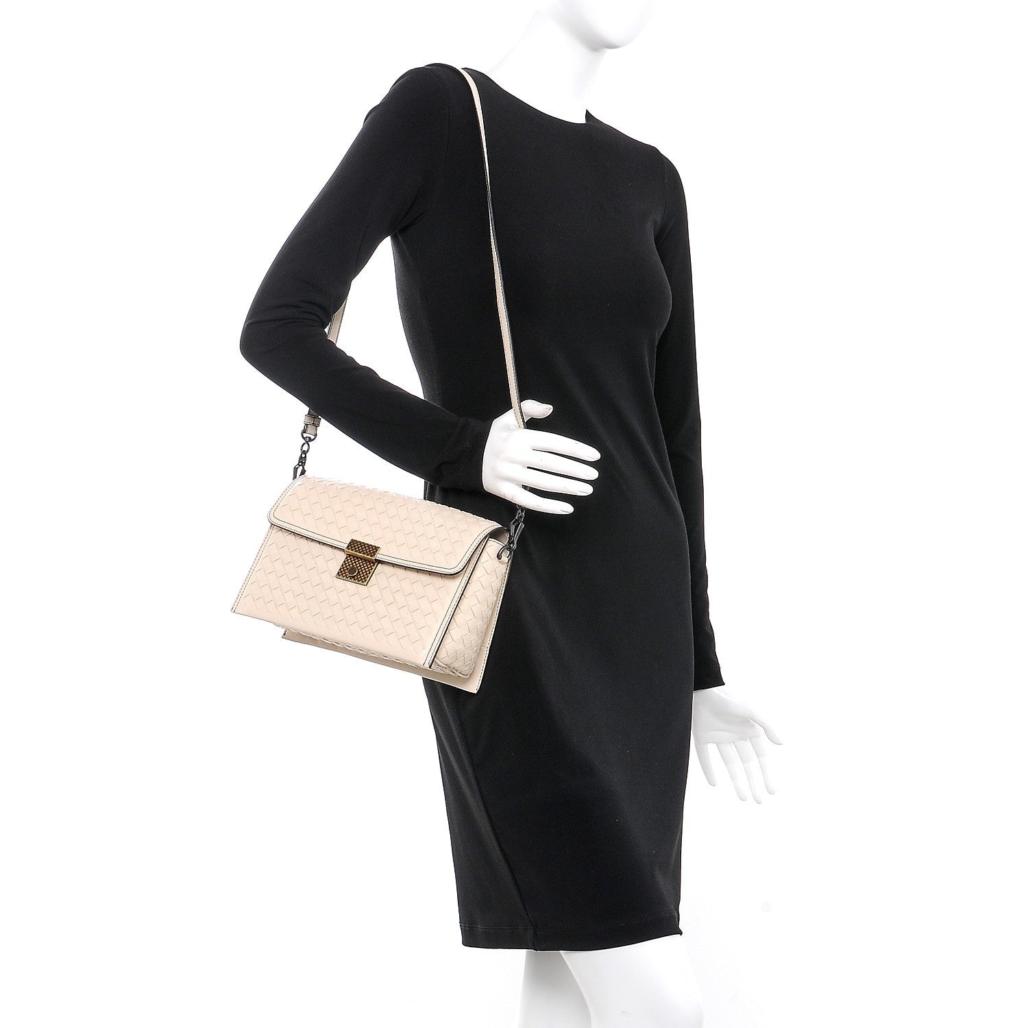 Bottega Veneta Nappa Intrecciato Small Messenger Cameo 2 of 10