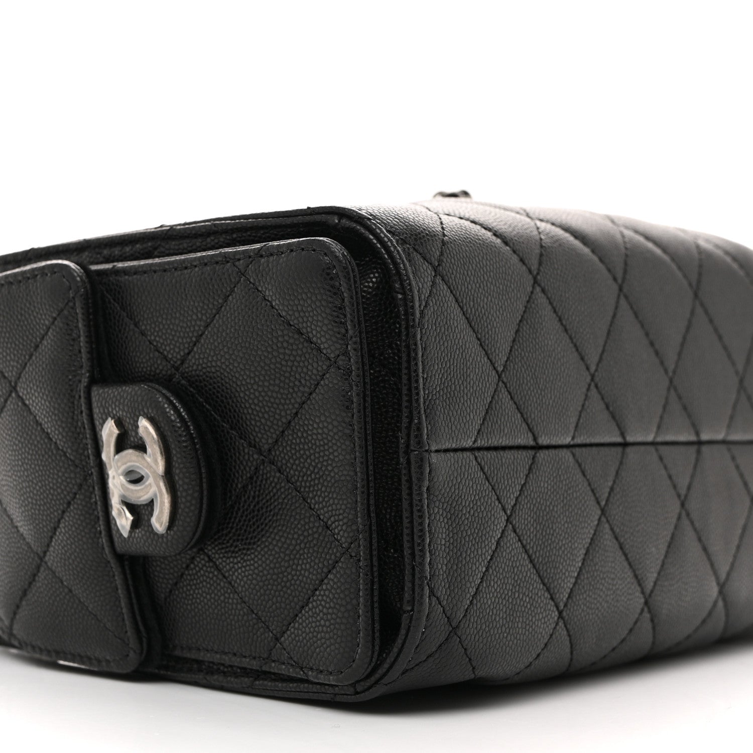 Chanel Caviar Quilted Mini Chanel 25 Handbag Black 9 of 10