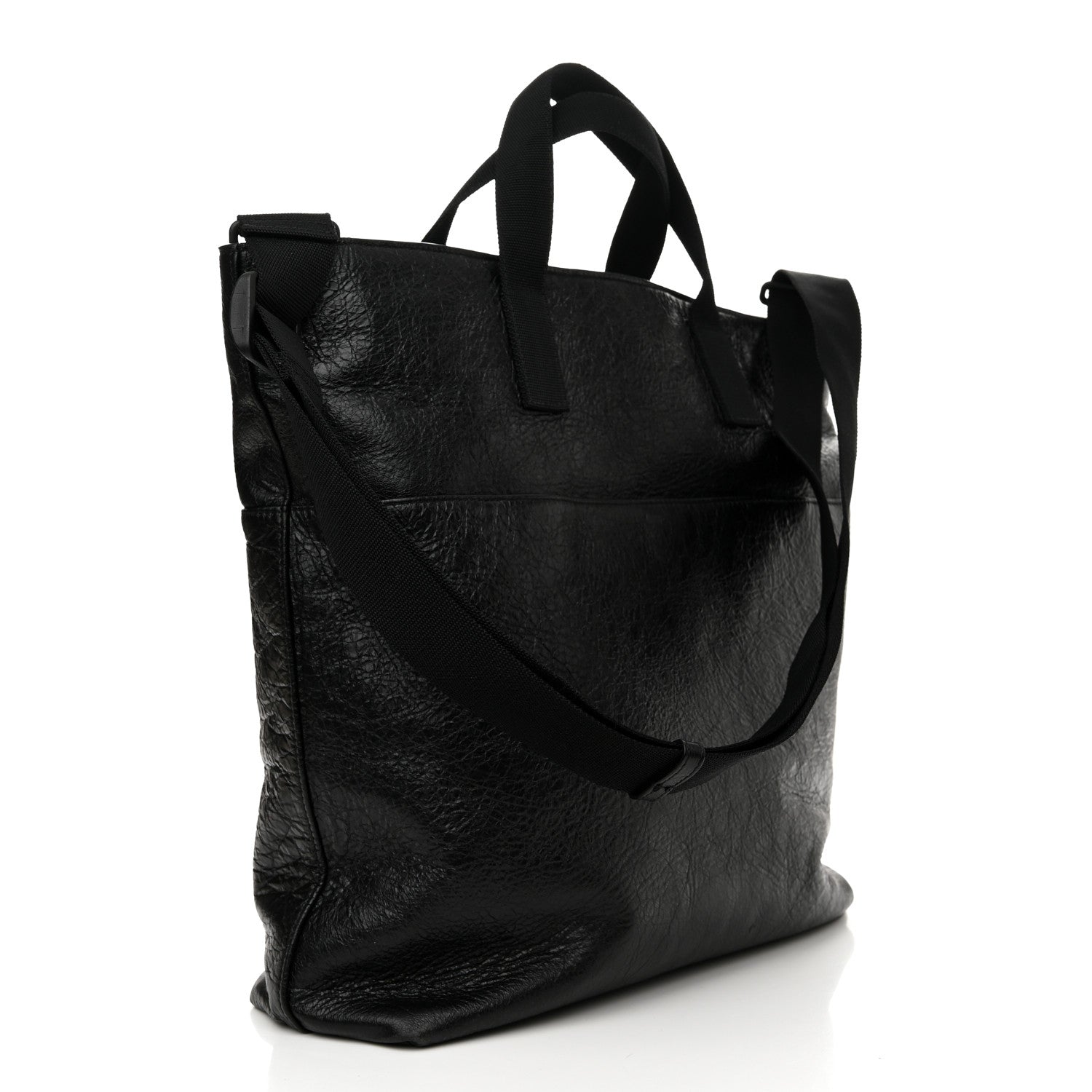 Balenciaga Agneau Arena Explorer Tote Bag with Strap Black 3 of 9