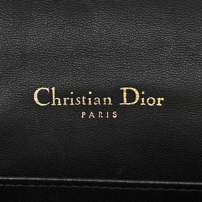 Christian Dior Lambskin Cannage Lady Dior Chain Wallet Black 7 of 12