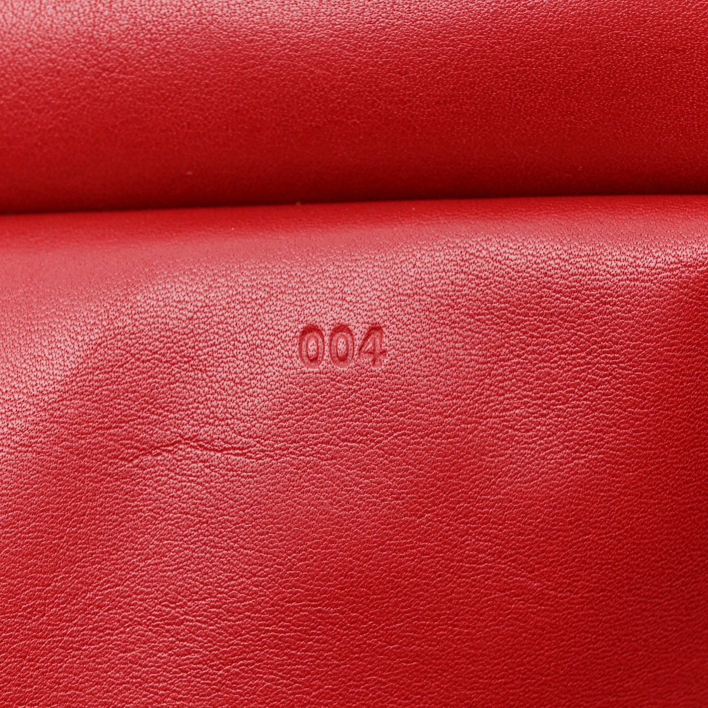 Calfskin Double Sided PS Courier Bag Red