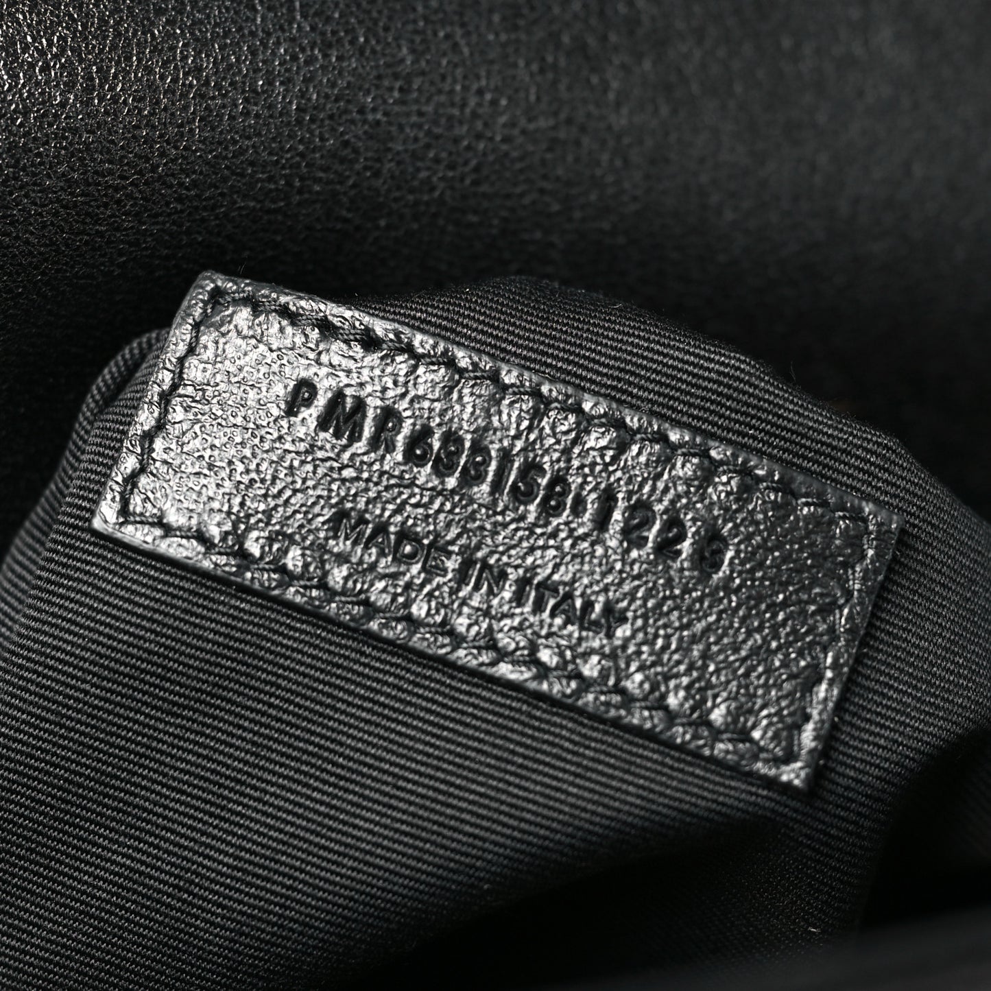 Lambskin Matelasse Monogram Medium Niki Chain Satchel Black