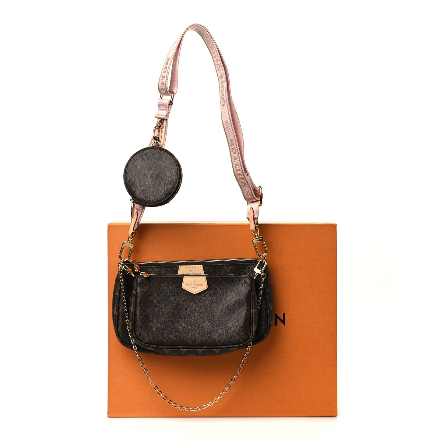 Monogram Multi Pochette Accessories Rose Clair