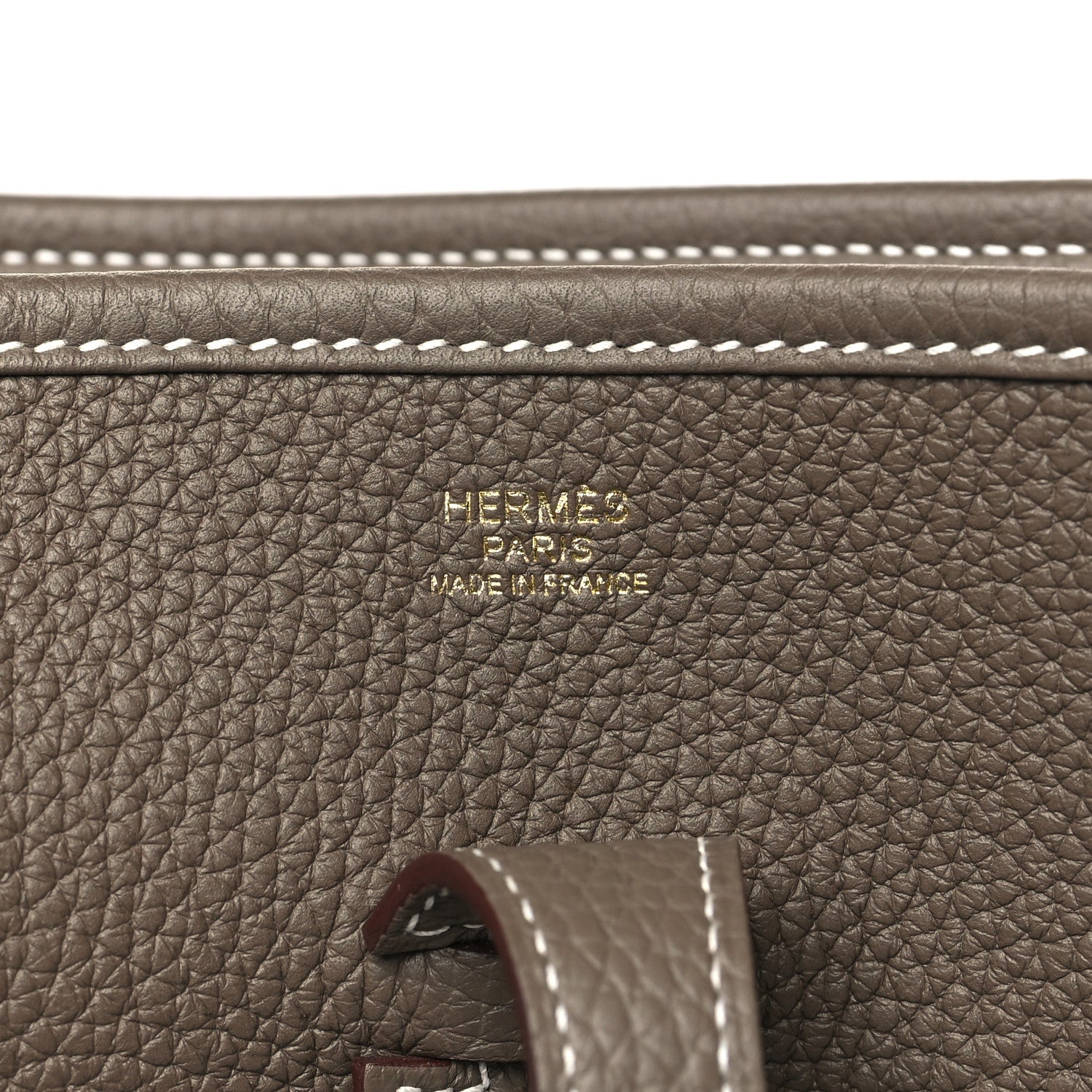 Hermes Taurillon Clemence Evelyne III PM Etoupe 6 of 9