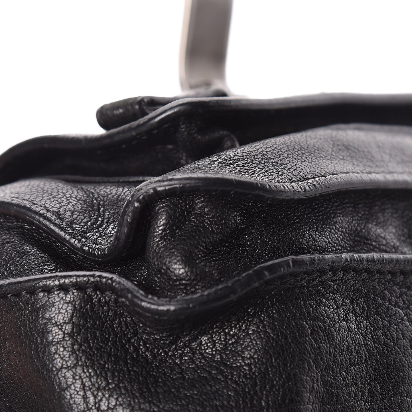 Lambskin PS1 Mini Pouch Messenger Black