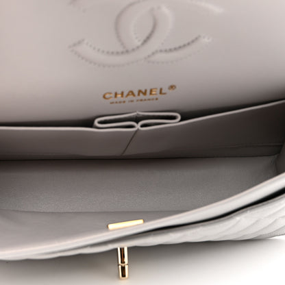 Chanel Caviar Quilted Medium Double Flap Grey 5 of 9