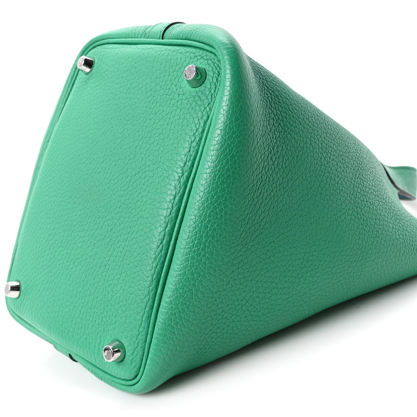 Taurillon Clemence Swift Eclat Picotin Lock 18 MM Menthe Vert Bosphore