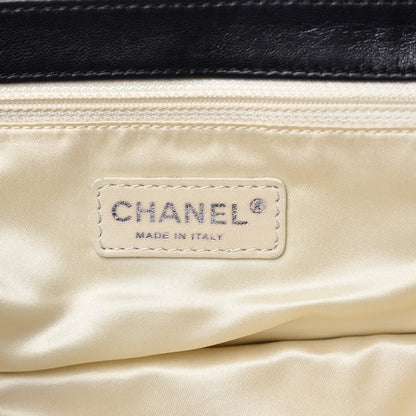 Chanel Lambskin East West Accordion Flap Black 5 of 12