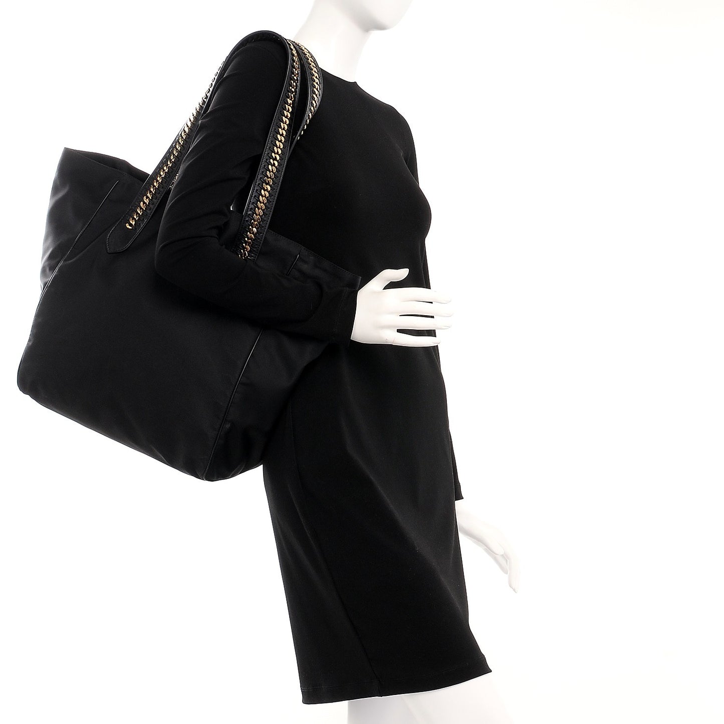 Nylon Go Falabella Tote Black