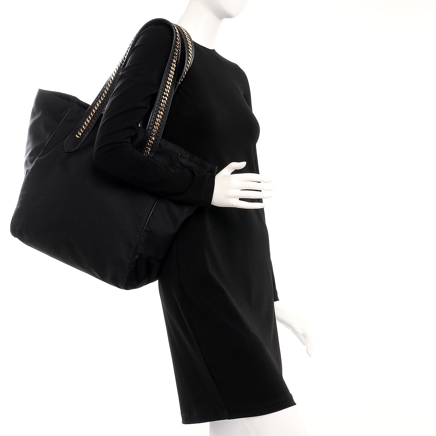 Stella McCartney Nylon Go Falabella Tote Black 2 of 8