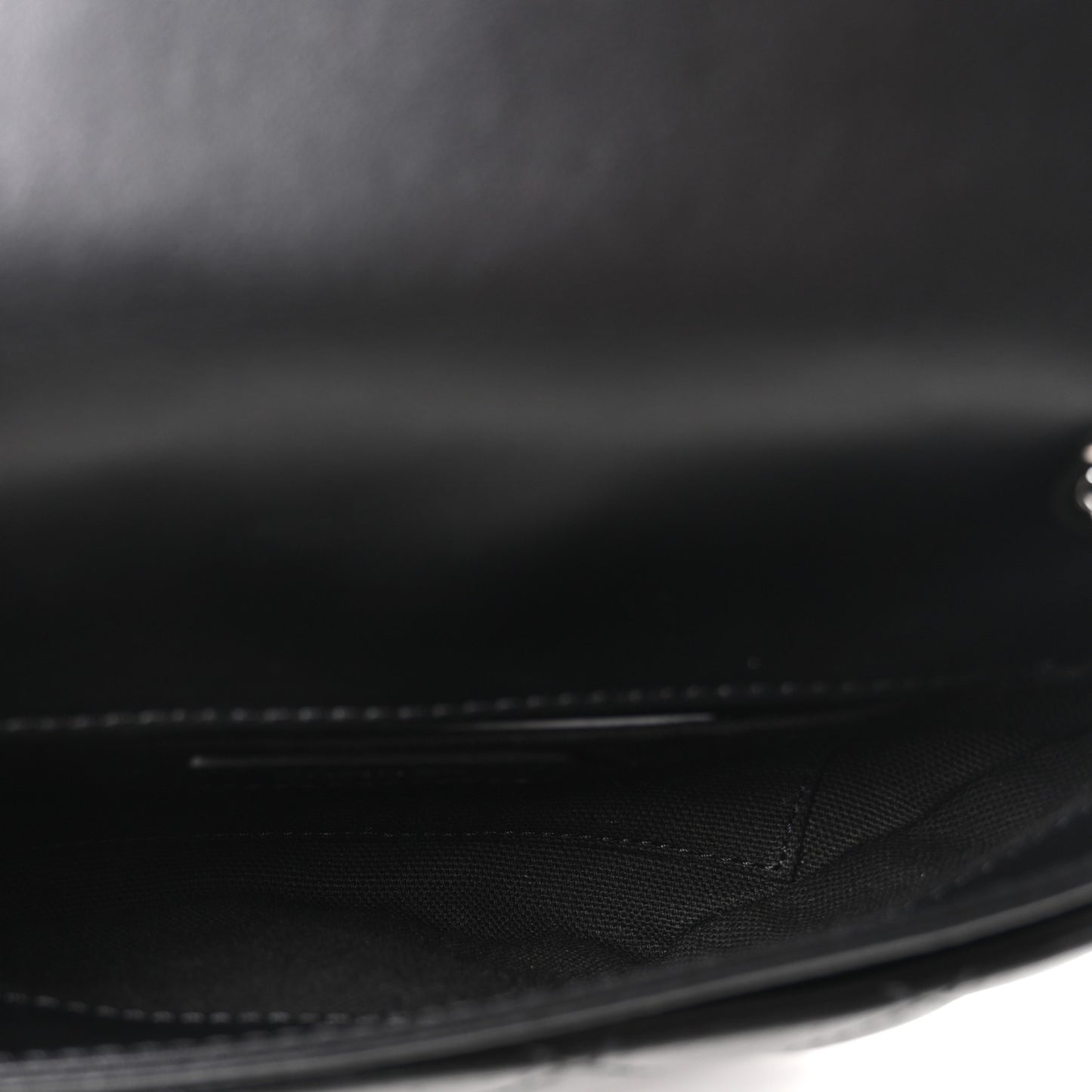Calfskin Quilted CC Uniform Flap Belt Bag Black