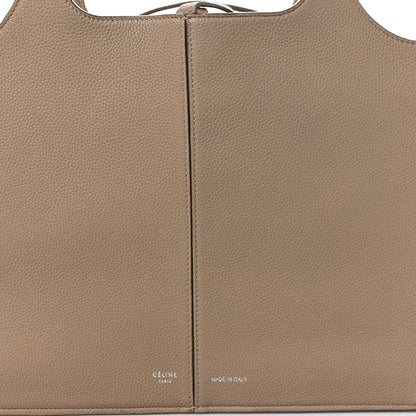 Celine Baby Grained Calfskin Medium Tri-Fold Bag Taupe 8 of 11