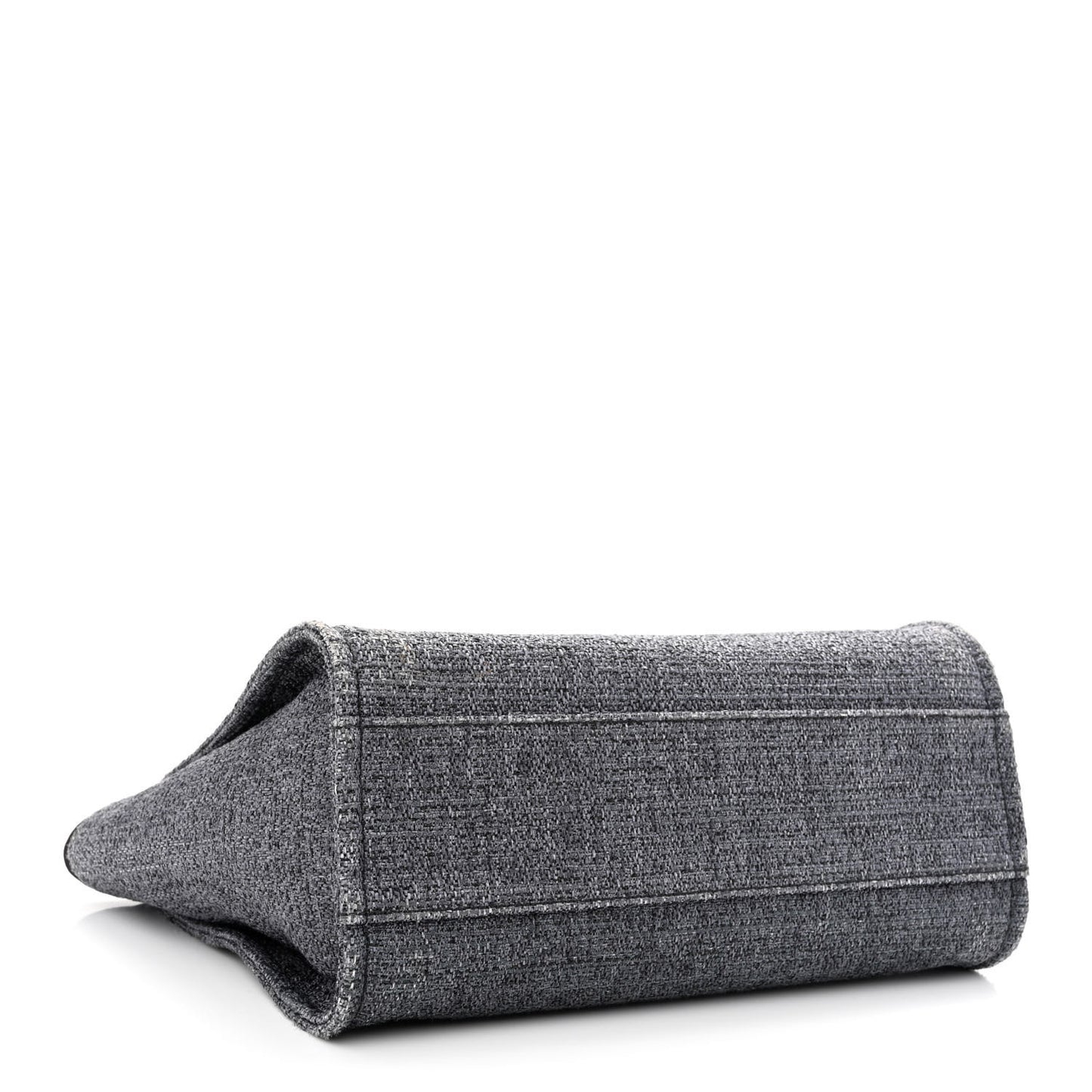 Lurex Boucle Small Deauville Tote Black