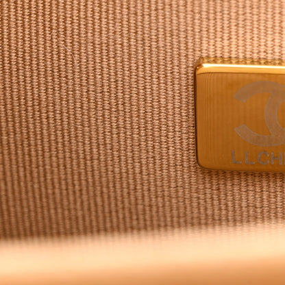 Chanel Caviar Mini Messenger Bag Beige 7 of 12