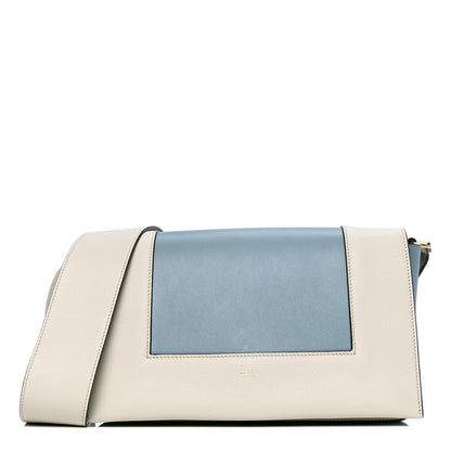 Celine Shiny Smooth Calfskin Medium Frame Shoulder Bag Grege Storm 1 of 4
