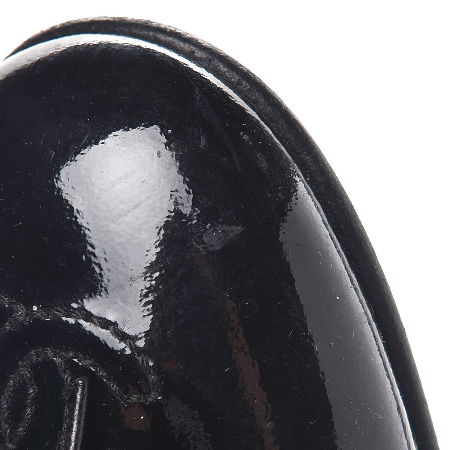 Chanel Lambskin Patent CC Cap Toe Ballerina Flats 36.5 Black 12 of 13