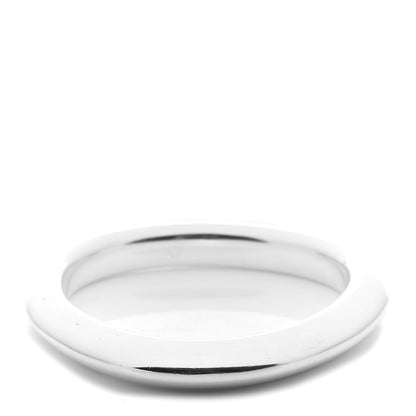 Hermes Sterling Silver Triangle Bangle Bracelet SH 3 of 4