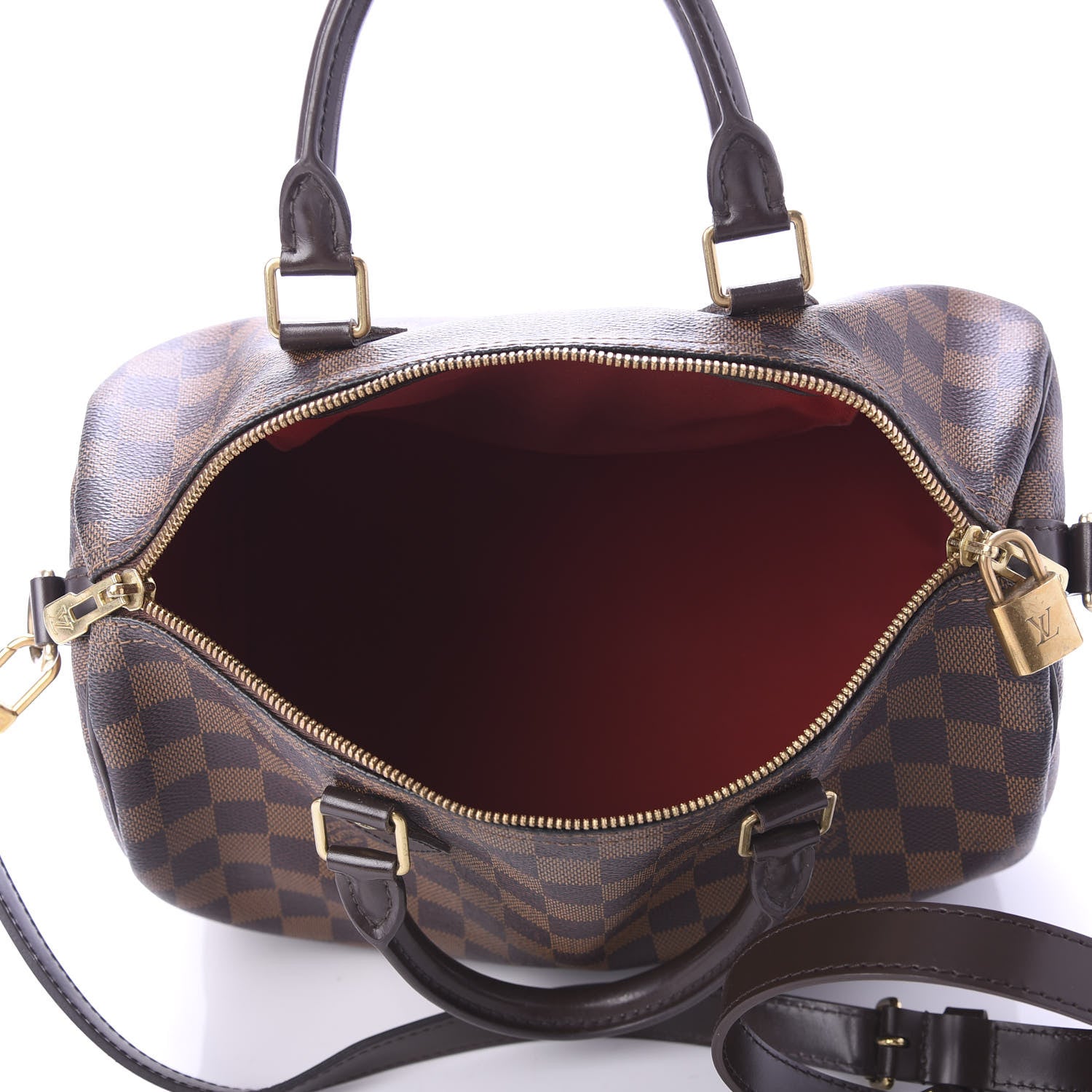 Louis Vuitton Damier Ebene Speedy Bandouliere 30 5 of 11