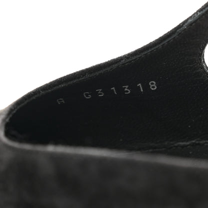 Chanel Velour Grosgrain Cap Toe CC Slingback Pumps 39 Black 8 of 13