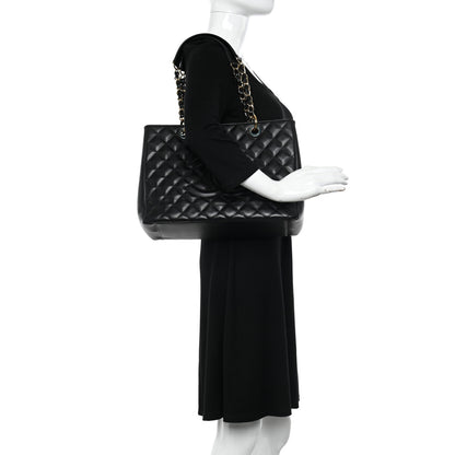 Chanel Caviar Quilted Grand Shopping Tote GST Black 2 of 10