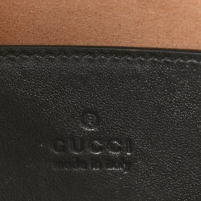 Gucci Calfskin Matelasse Chevron Mini GG Marmont Top Handle Bag Black 6 of 11