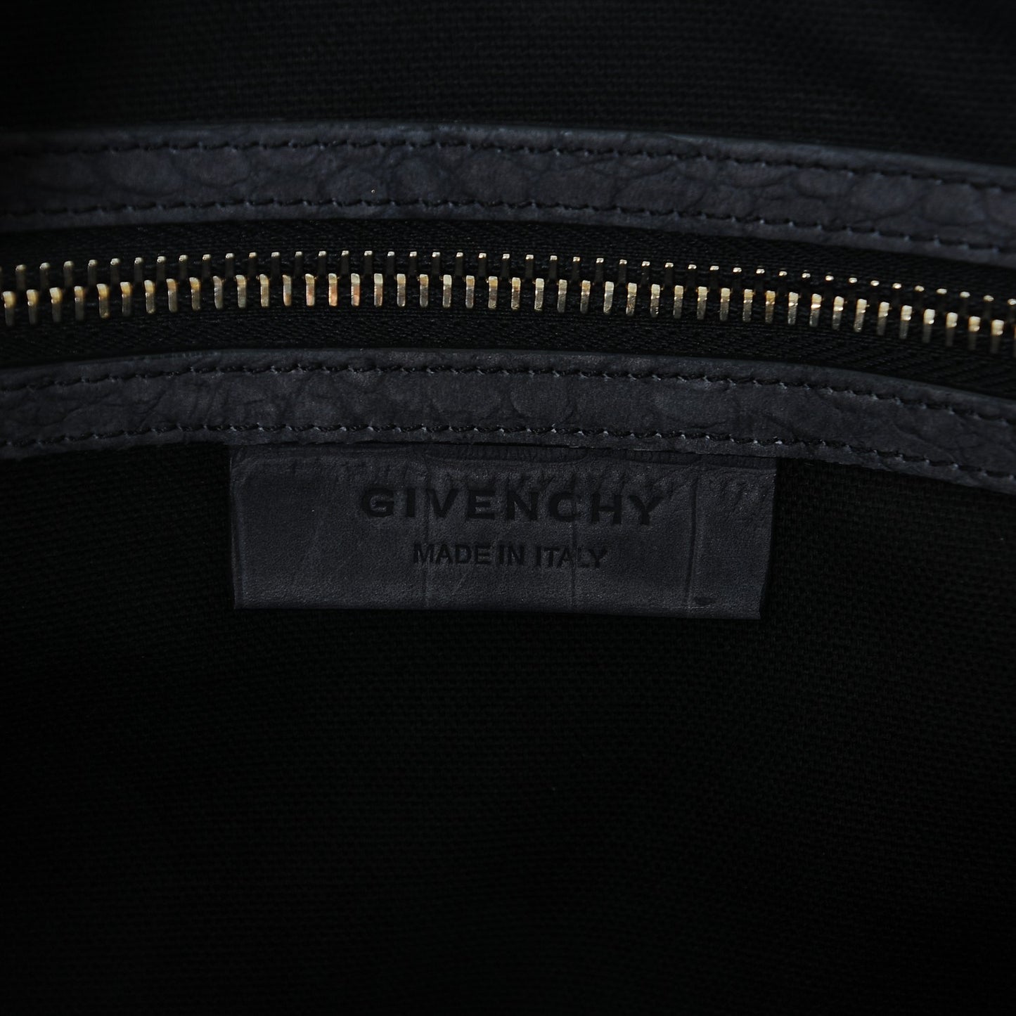 Nubuck Crocodile Embossed Medium Antigona Dark Grey