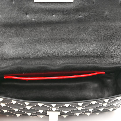 Valentino Garavani Lambskin Small Free Rockstud Spike Shoulder Bag Black 5 of 10