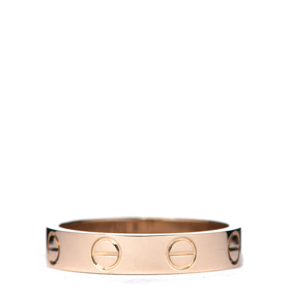 Cartier 18K Yellow Gold 3.5mm LOVE Wedding Band Ring 48 4.5 2 of 5
