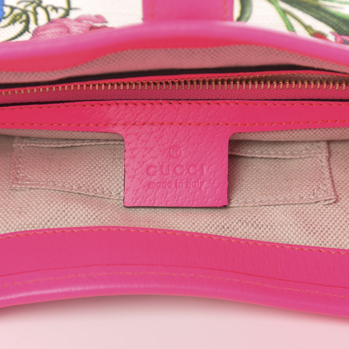 Canvas Flora Medium Jackie Hobo Fuchsia