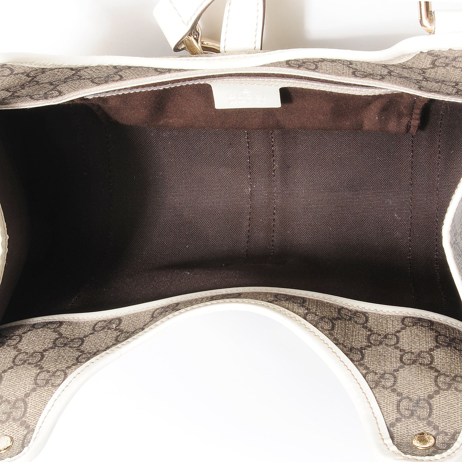 Gucci GG Plus Monogram Small Joy Shoulder Bag Off White 9 of 9