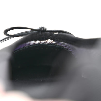Chanel Mesh Grosgrain CC Cap Toe Ballerina Flats 37 Black 9 of 10