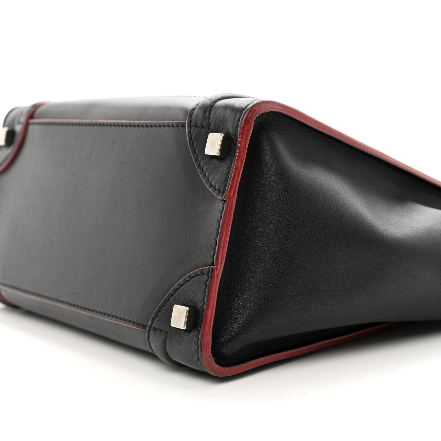 Celine Smooth Calfskin Micro Luggage Black 9 of 11